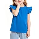 Magic Park 1-14Y Toddler Girl Cotton T Shirt Kids Ruffle Tee Top