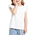 Magic Park 1-14Y Toddler Girl Cotton T Shirt Kids Ruffle Tee Top