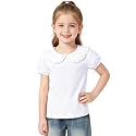 Magic Park 1-14Y Toddler Peter Pan Collar T-Shirt Girl Cotton Blouse