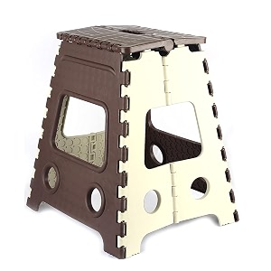 1pc portable step stool super strong folding stool holds up to 180 kg - lightweight plastic foldable stool for kids or adults kitchen bathroom bedroom amp living room - 22 inch multi