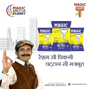 Magic Rock Premium Wall Putty Powder Smooth