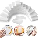 Magic Sponge Eraser, 50 Pack Melamine Sponge Sheets Foam in Bulk, All-Purpose Large Kitchen Dish Cleaning Pads, White Nano Scrub Non-Scratch Cleaner for Household, Bathroom, Wall