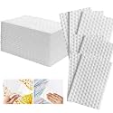 Magic Sponge Eraser Sheets, 52Pcs All-Purpose White Melamine Sponge Convex Point Disposable Magic Cleaning Wipes for Furniture Kitchenware, Hard-to-Reach Places, Shoe