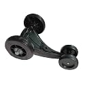 Magic Swing Car Front Wheel Set, Black, Compatible with All Models (Not For Panda Car)