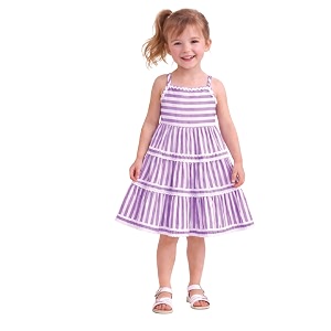 The Magic Wand Kids Girls Printed Cotton
