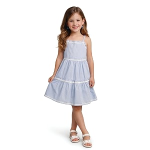 The Magic Wand Kids Girls Printed Cotton