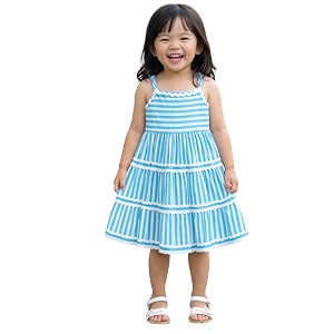The Magic Wand Kids Girls Printed Cotton