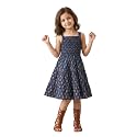 The Magic Wand Kids Girls Printed Cotton