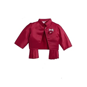 the magic wand stylish shrugs for kids baby girls full sleeves all over printed party wedding ethnic jacket perfect for any dress