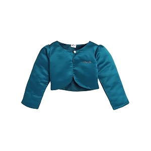 the magic wand stylish shrugs for kids baby girls full sleeves all over printed party wedding ethnic jacket perfect for any dress