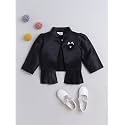The Magic Wand Stylish Shrugs for Kids Baby Girls, Full Sleeves All Over Printed Party, Wedding, Ethnic Jacket Perfect for Any Dress
