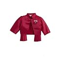 The Magic Wand Stylish Shrugs for Kids Baby Girls, Full Sleeves All Over Printed Party, Wedding, Ethnic Jacket Perfect for Any Dress
