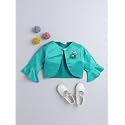 The Magic Wand Stylish Shrugs for Kids Baby Girls, Full Sleeves All Over Printed Party, Wedding, Ethnic Jacket Perfect for Any Dress