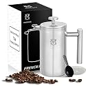 MagicafÃƒ© French Press Coffee Maker ââ‚¬â€œ 1 or 2 Cups Small Stainless Steel Thermal Double Walled French Press 350ML/12OZ