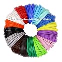 Magicwand®【20 Filaments】【10 Metres Each】 1.75 mm PLA Filaments for 3D Pens【Multicolored】
