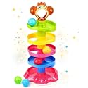 Magicwand® ABS Plastic Ball Drop Rolling &amp; Swirling Tower Ramp for Baby and Toddlers Educational Toy【Made in India】【3 Yrs &amp; Up】【Pack of 1】【Multi-Colored】