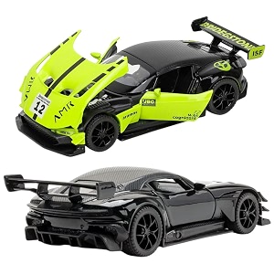 magicwand metal 132 scale die-cast astton martiin vulcan with 3 openable doorspull back action blinking headlights amp tail lightspack of 1colors as per stock