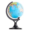 Magicwand Political Educational Laminated Rotating World Globe