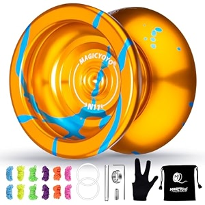 magicyoyo n11 golden blue professional unresponsive yoyo alloy aluminum yoyo ball  accessories