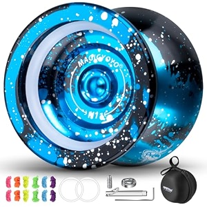 magicyoyo n11 professional unresponsive yoyo dual function alloy metal for beginner adults with flat bearing axle removal tool storage bag 12 strings