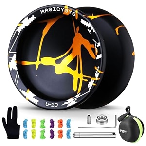 magicyoyo v10 finger professional spin yoyo metal trick yoyo