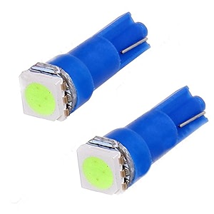 magideal 20x t5 5050 1-smd led automotive car lights bulb dashboards indicator bulbs