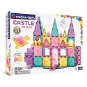 MAGNA-TILES Castle DLX 48-Piece Magnetic Construction Set, The Original Magnetic Building Brand