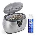 Magnasonic Ultrasonic Cleaner, 20oz Stainless Steel Tank, Digital Timer, 5 Cleaning Modes, w/ 8oz Gem &amp; Jewelry Cleaner Concentrate Solution for All Jewelry, Eyeglasses, Watches, Dentures, Retainers