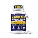 Magnesium Glycinate for Sleep, 200mg with L-Theanine & Melatonin, 60 Count