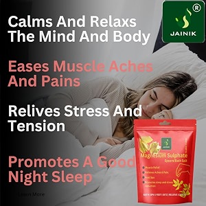 magnesium sulphate epsom salt for muscle relief relieves aches painbath salt for relaxationrefreshing bodyjoint soreness and tired muscles 450gm ylang ylang_450 g