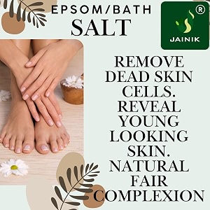 magnesium sulphate epsom salt for muscle relief relieves aches painbath salt for relaxationrefreshing bodyjoint soreness and tired muscles 450gm turmeric_450 g