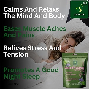 magnesium sulphate epsom salt for muscle relief relieves aches painbath salt for relaxationrefreshing bodyjoint soreness and tired muscles450gm rosemary_450 g