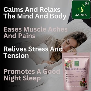 magnesium sulphate epsom salt for muscle relief relieves aches painbath salt for relaxationrefreshing bodyjoint soreness and tired muscles 450gm wintergreen_450 g