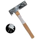 Magnet Roofing Hatchet, Magnet Hammer for Roofing Repair, Handy Magnet Roofing Hammer Tool with Strong Magnet, a Sliding Gauge, Built-in Utility Knife and Nail Claw, Efficient Roofing Tools