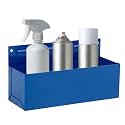 Magnetic Aerosol Spray Can Holder, Magnet Toolbox Bottle Holder, Tool Box Storage Rack for Garage and Home, Craft Workspace, Mechanic Paint Bottle Can Organizer, Blue, 3"x8.3"