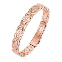 Magnetic Bracelets for Women, 99.99% Pure Copper Bracelet, 3800 Gauss, Adjustable Sizing, Women's Bracelets With Built-in Magnets, Gift Packaging, Fashion Jewelry Gift.