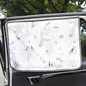 Magnetic Car Sun Shade Curtain for Side Window – Sun Blocker and UV Protector for Baby, Kids, and Pets – Universal Fit with Built-in Magnets for Steel-Framed Door (WorldTravel)