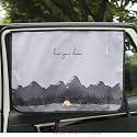 Magnetic Car Sun Shade Curtain for Side Window – Sun Blocker and UV Protector for Baby, Kids, and Pets – Universal Fit with Built-in Magnets for Steel-Framed Door (Be-Camping Curtain)