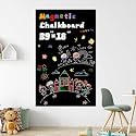 Magnetic Chalkboard 18"x39" for Wall Chalk Board Sticker