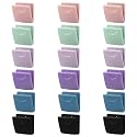Magnetic Clips 18 Pack Colorful Fridge Magnet for Refrigerator, Whiteboard, Photo Display, Office, School, Home-6 Colors