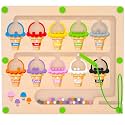 MTYOKILN Magnetic Color &amp; Number Maze - Montessori Toys for 3 4 5 Year Old