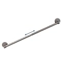 Magnetic Curtain Rod for Metal Door 16"-28", Magnet Cafe Curtain Rod For Small Window No Drill Rods Magnetic Sash Rods, Nickel, 1 Pack