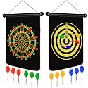 Magnetic Dart Board Outdoor Game Suitable for Children to Play Comes with 12 Darts Best Toys Gifts for Teenage Boys Girls Age 5 6 7 8 9 10 11 12 Years (12 in)