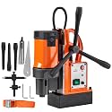Magnetic Drill, 1100W Motor 35mm Boring Diameter, Portable Electric Mag Drill Press,Magnetic Base Drill with Motion Sensor and Internal Cooling MD-23A