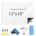 Magnetic Dry Erase Whiteboard 12"x18" for Fridge