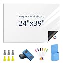Magnetic Dry Erase Whiteboard 24"x39" for Fridge