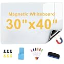 Magnetic Dry Erase Whiteboard 30"x40" for Fridge
