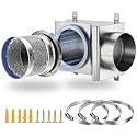 Magnetic Dryer Vent Connector Kit – 90° Elbow, Stainless Steel