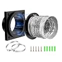 Magnetic Dryer Vent Connector Kit, Quick Connect Coupling for 4" Hose