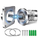 Magnetic Dryer Vent Coupling Connector Kit with 4 inch Dryer Vent Hose